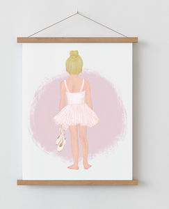 A4 Ballerina Print
