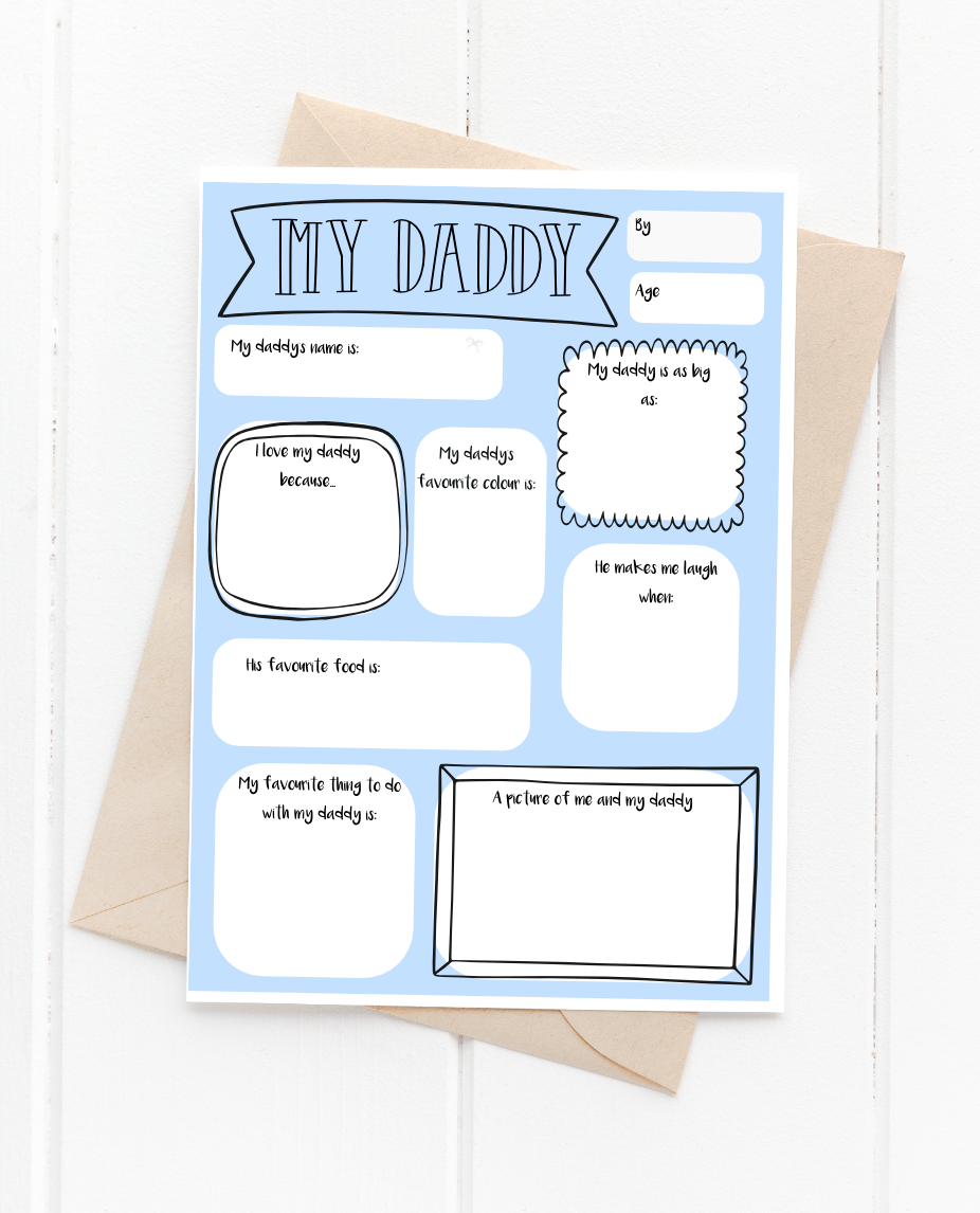 'My Daddy' Card