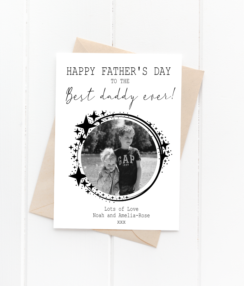 Personalised Photo Fathers Day Card