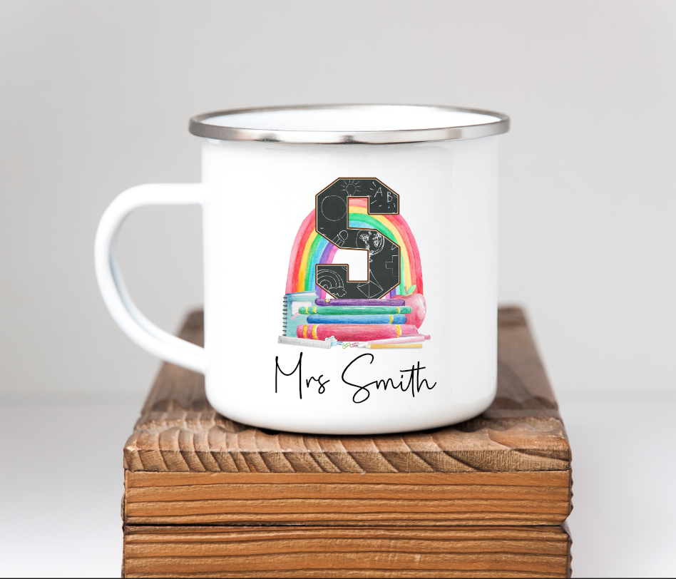 Personalised Teacher Initial Mug
