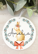 Load image into Gallery viewer, Personalised Woodland Animal Decoration
