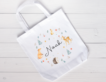 Load image into Gallery viewer, Winter Woodland Wreath Tote Bag
