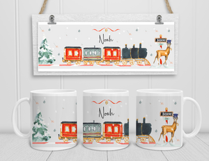 A Winter Journey Ceramic Mug and Decoration Set