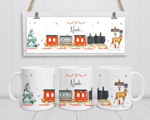 A Winter Journey Ceramic Mug and Decoration Set