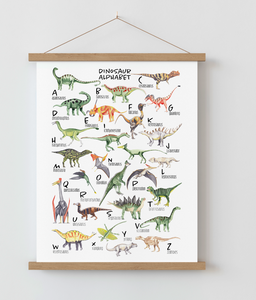 Dino Alphabet Print