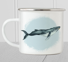 Load image into Gallery viewer, Humpback Whale Enamel Mug
