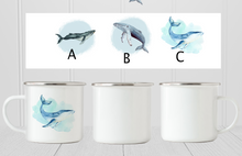 Load image into Gallery viewer, Humpback Whale Enamel Mug
