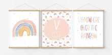 Load image into Gallery viewer, Set of 3 Personalised Rainbow A4 Prints
