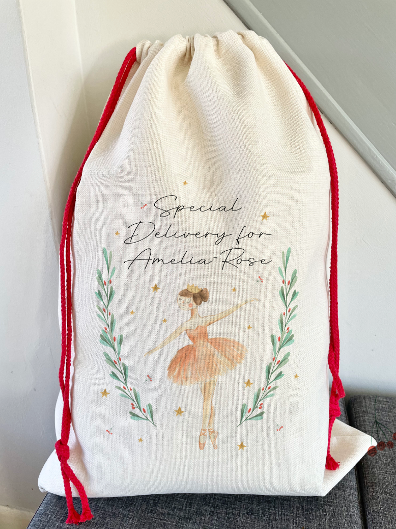 Personalised Nutcracker Christmas Sack