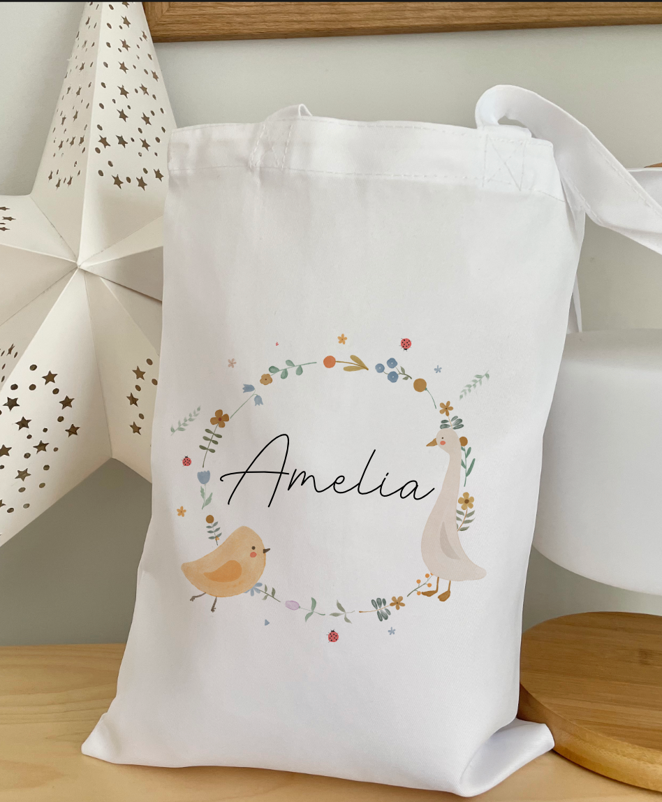 Spring Chick Tote Bag
