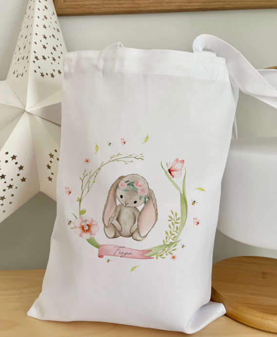Spring Bunny Tote Bag