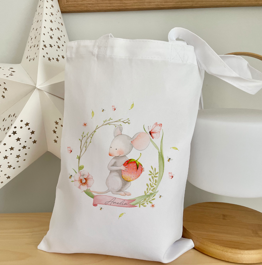 Spring Mouse Tote Bag