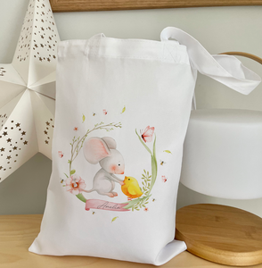 Spring Mouse Tote Bag