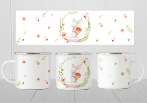 Spring Mouse Enamel Mug