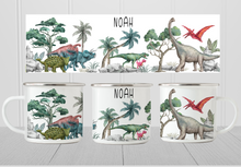 Load image into Gallery viewer, Dinosaur Island Enamel Mug
