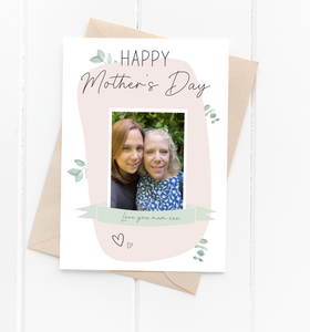 Personalised Mothers Day Photo Card