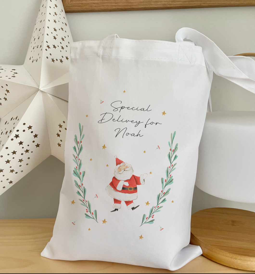 Father Christmas Tote Bag